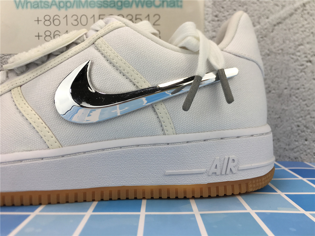 Travis Scott x Nike Air Force 1 Low Travis Scott-White AQ4211 10